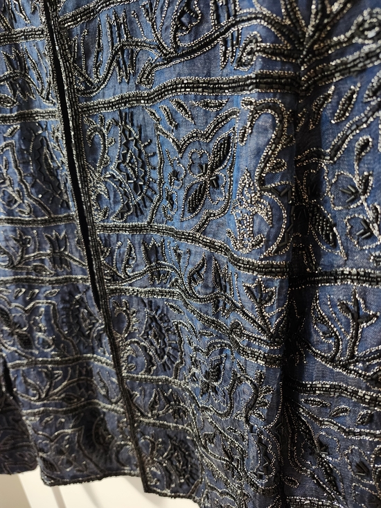 Adrianna Papell Beaded Navy Evening  Jacket - Picture 5 of 15